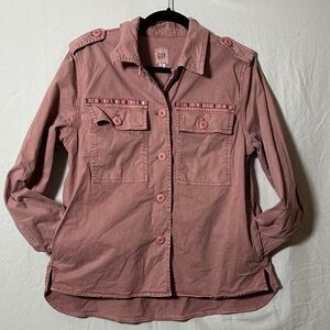 GAP Pink Utility Shirt